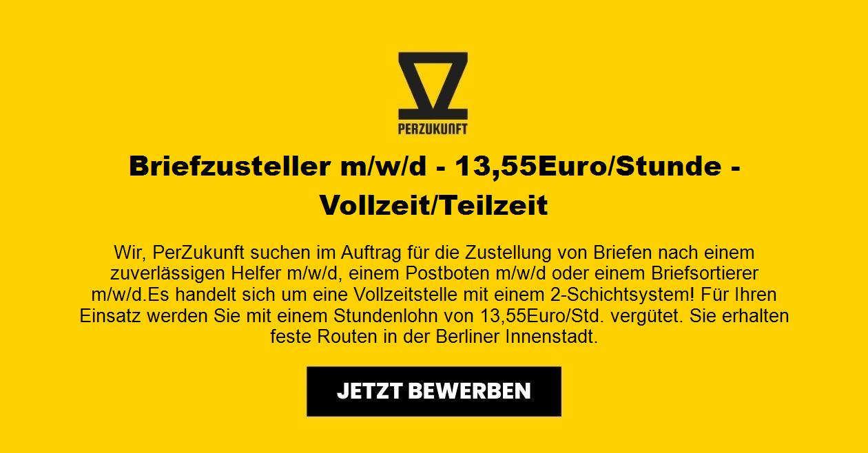 Briefzusteller m/w/d - 13,55Euro/Stunde - Vollzeit/Teilzeit