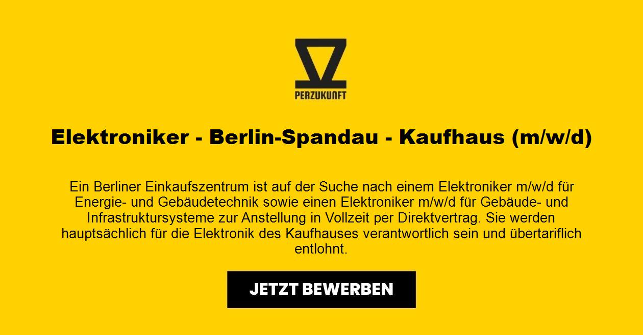 Elektroniker - Berlin-Spandau - Kaufhaus (m/w/d)