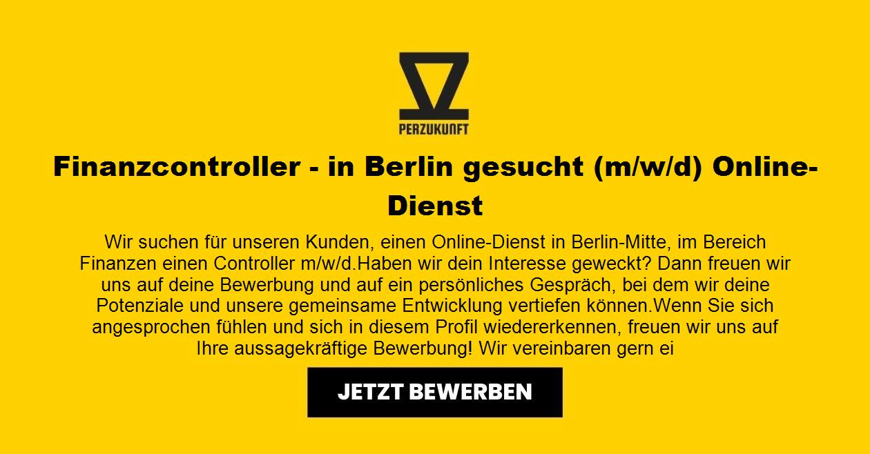 Finanzcontroller - in Berlin gesucht (m/w/d) Online-Dienst