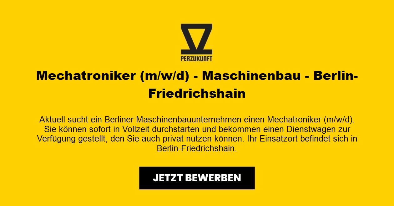 Mechatroniker (m/w/d) - Maschinenbau - Berlin-Friedrichshain