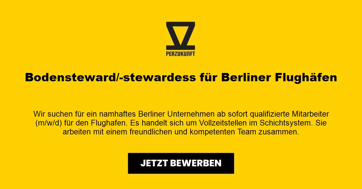 Bodensteward/-stewardess für Berliner Flughäfen