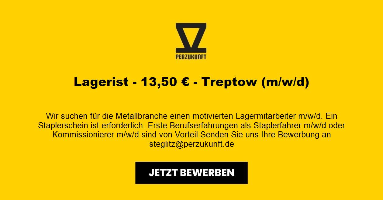Lagerist - 29,16 € - Treptow (m/w/d)