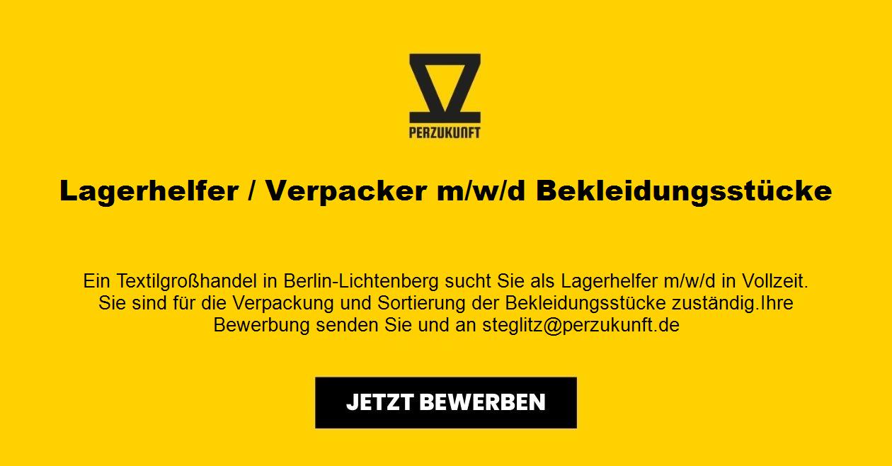 Lagerhelfer / Verpacker m/w/d Bekleidungsstücke