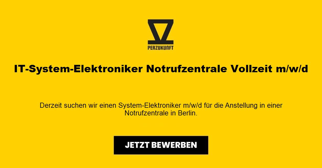 IT-System-Elektroniker Notrufzentrale Vollzeit m/w/d