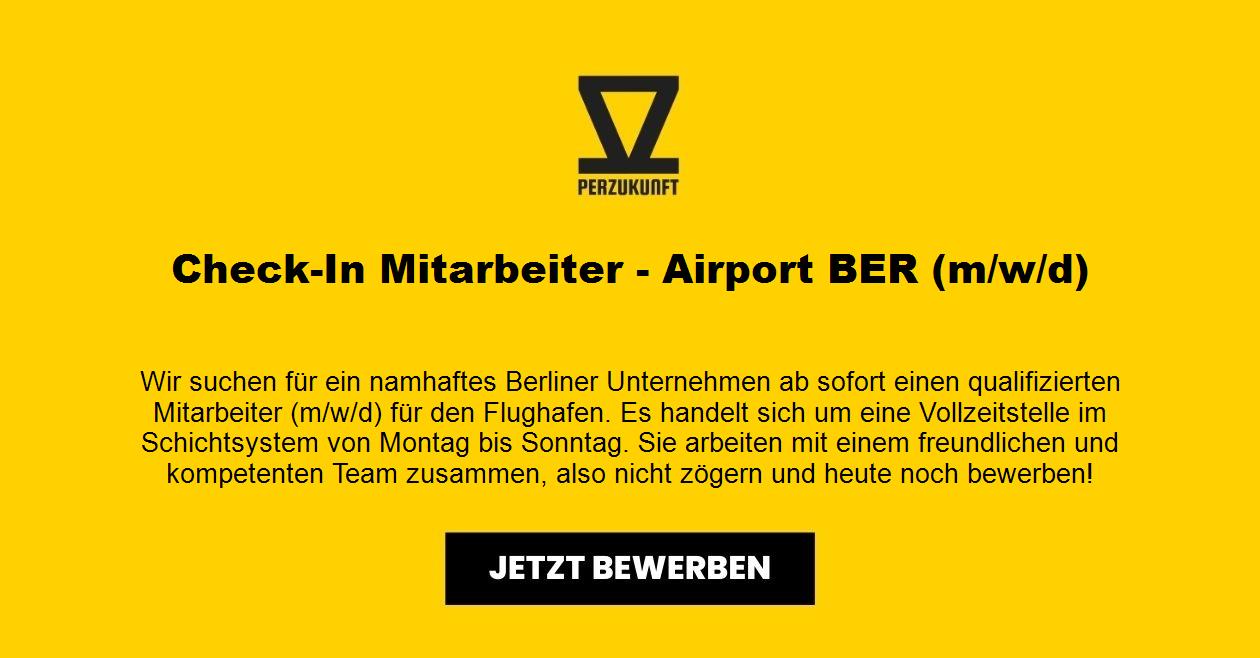 Check-In Mitarbeiter - Airport BER (m/w/d)
