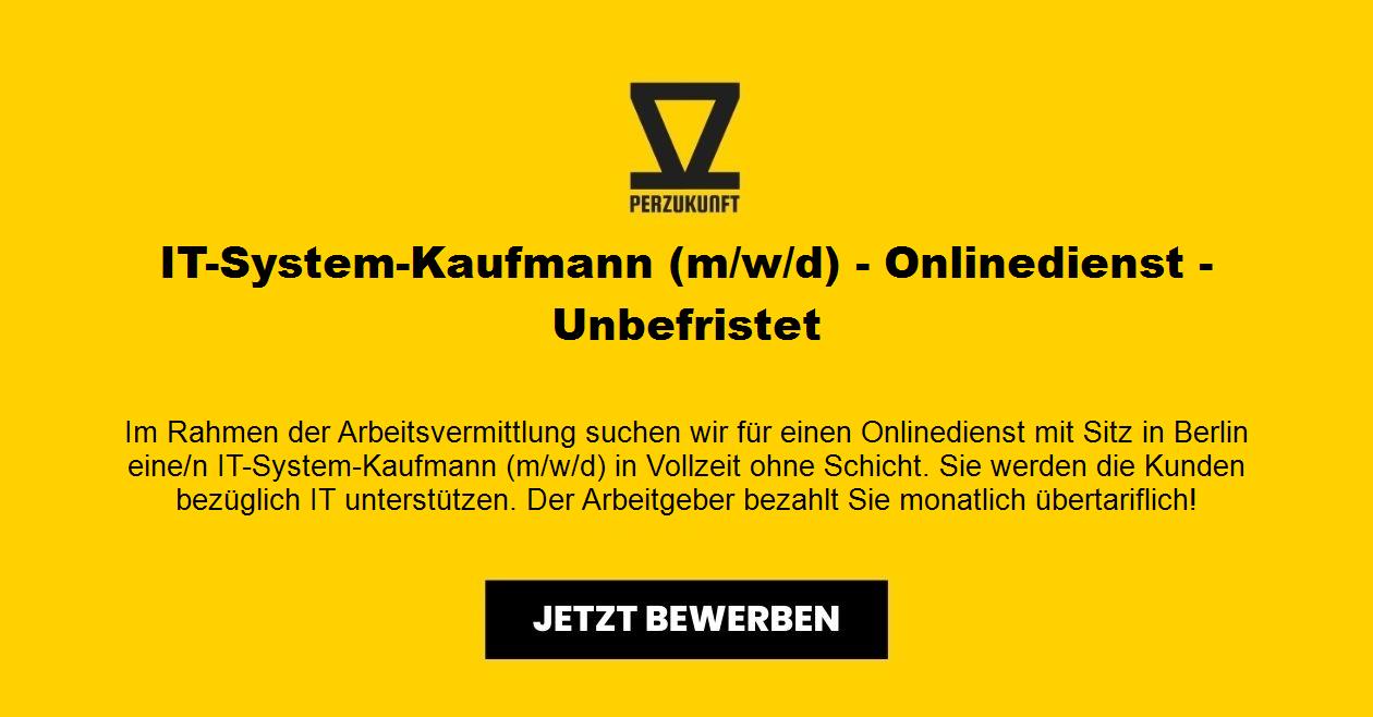 IT-System-Kaufmann (m/w/d) - Onlinedienst - Unbefristet