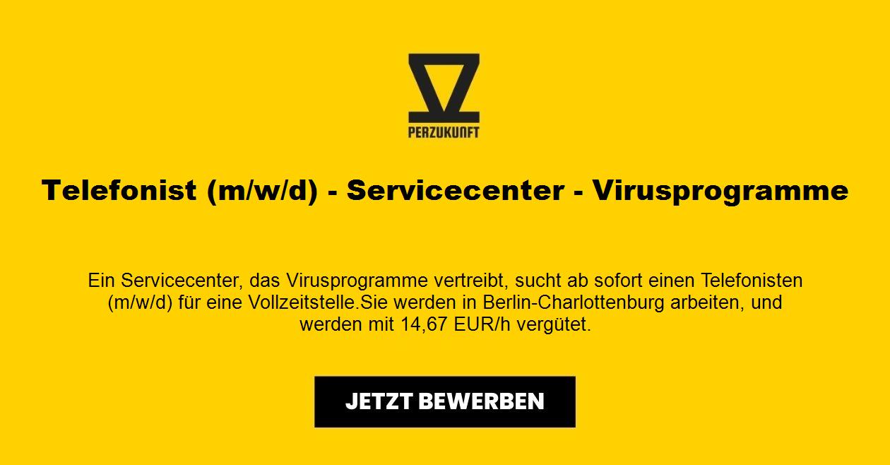 Telefonist (m/w/d) - Servicecenter - Virusprogramme