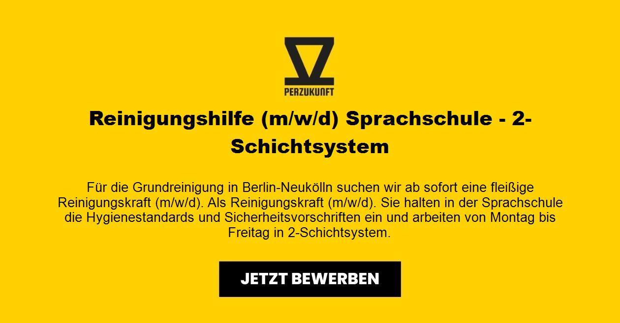 Reinigungshilfe (m/w/d) Sprachschule - 2-Schichtsystem