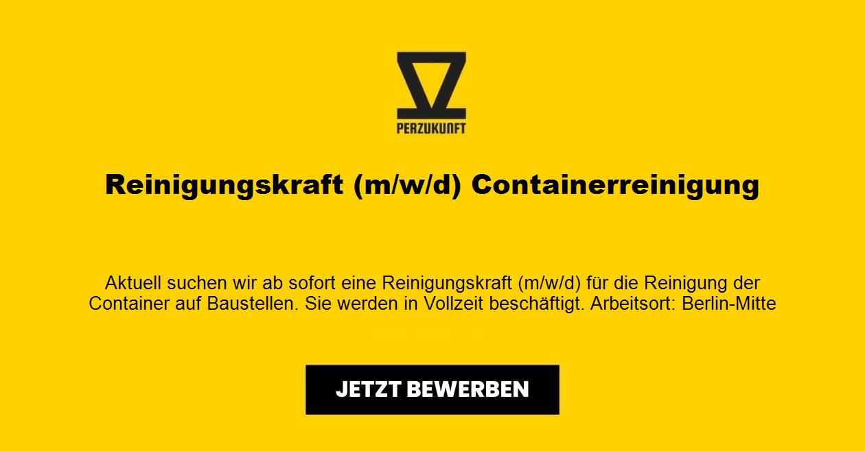 Reinigungskraft (m/w/d) Containerreinigung