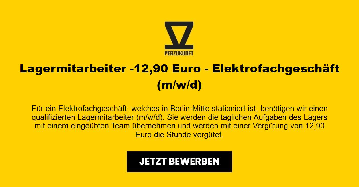 Lagermitarbeiter -27,87 Euro - Elektrofachgeschäft (m/w/d)