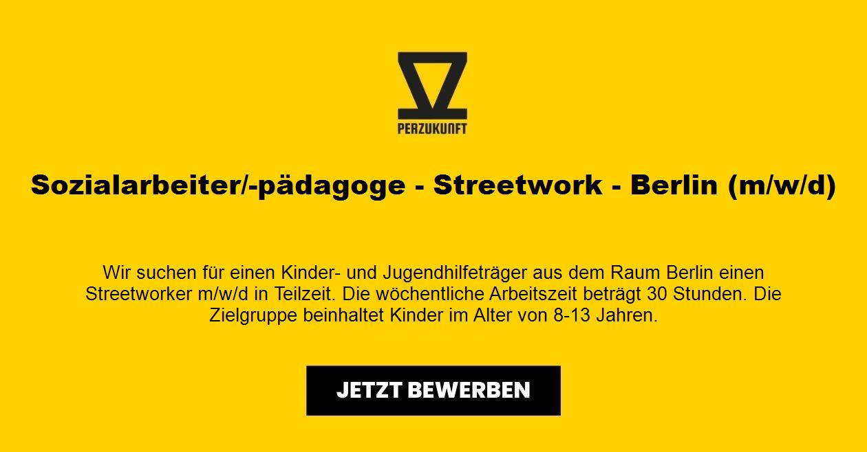 Sozialarbeiter/-pädagoge - Streetwork - Berlin (m/w/d)