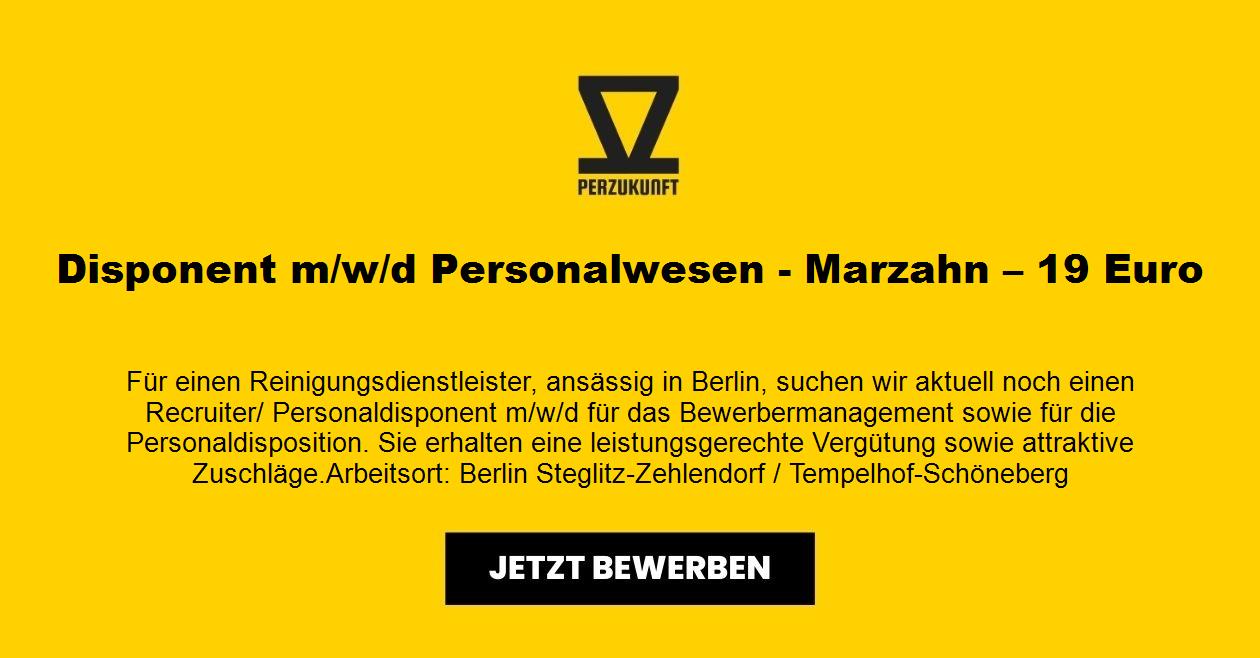 Disponent m/w/d Personalwesen - Marzahn – 19 Euro