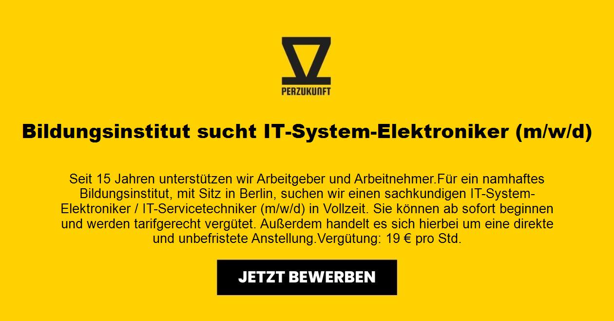 Bildungsinstitut sucht IT-System-Elektroniker (m/w/d)