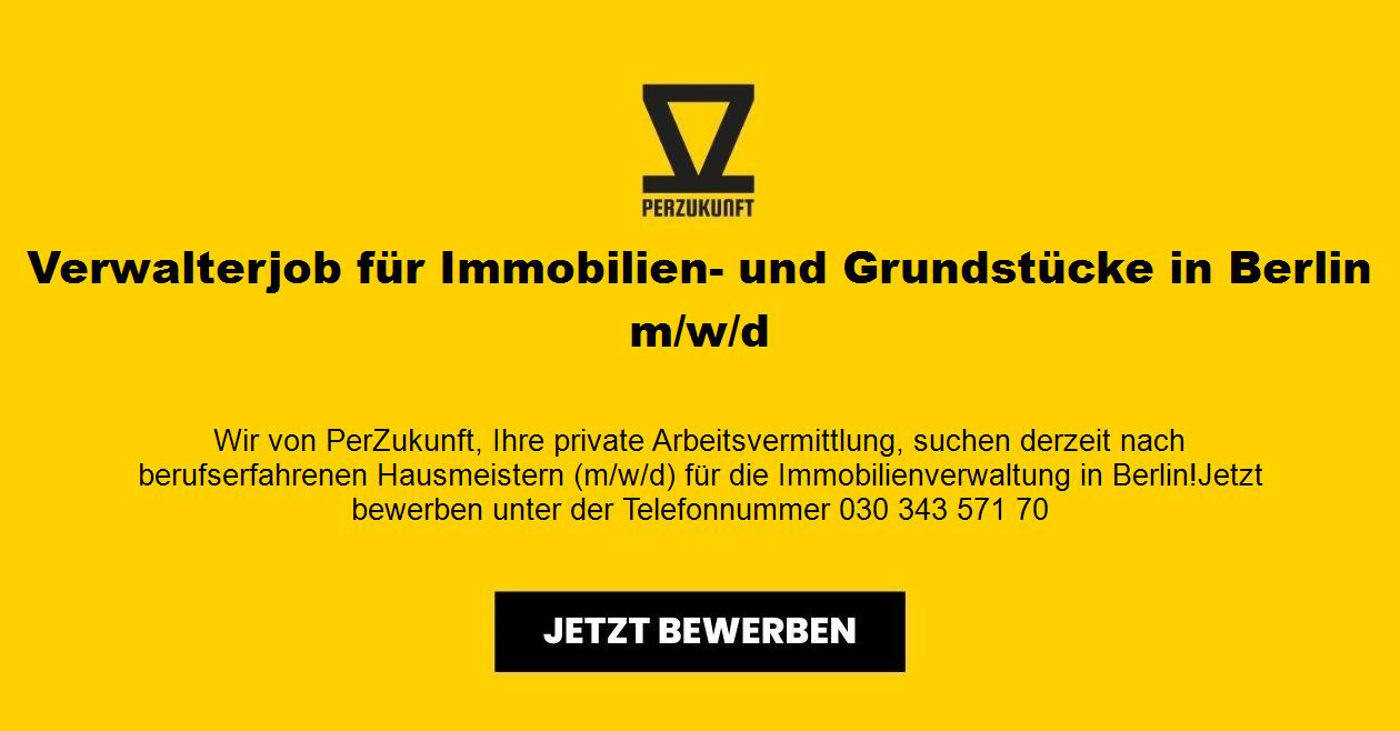 Verwalterjob für Immobilien- und Grundstücke in Berlin m/w/d