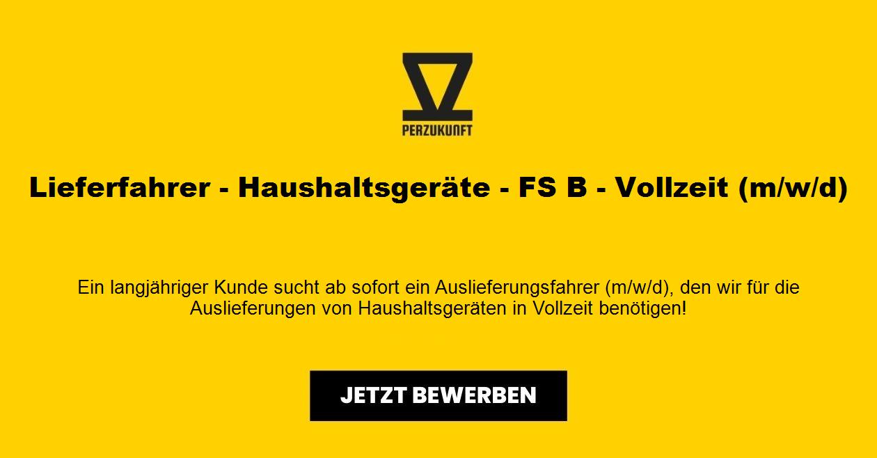 Lieferfahrer - Haushaltsgeräte - FS B - Vollzeit (m/w/d)