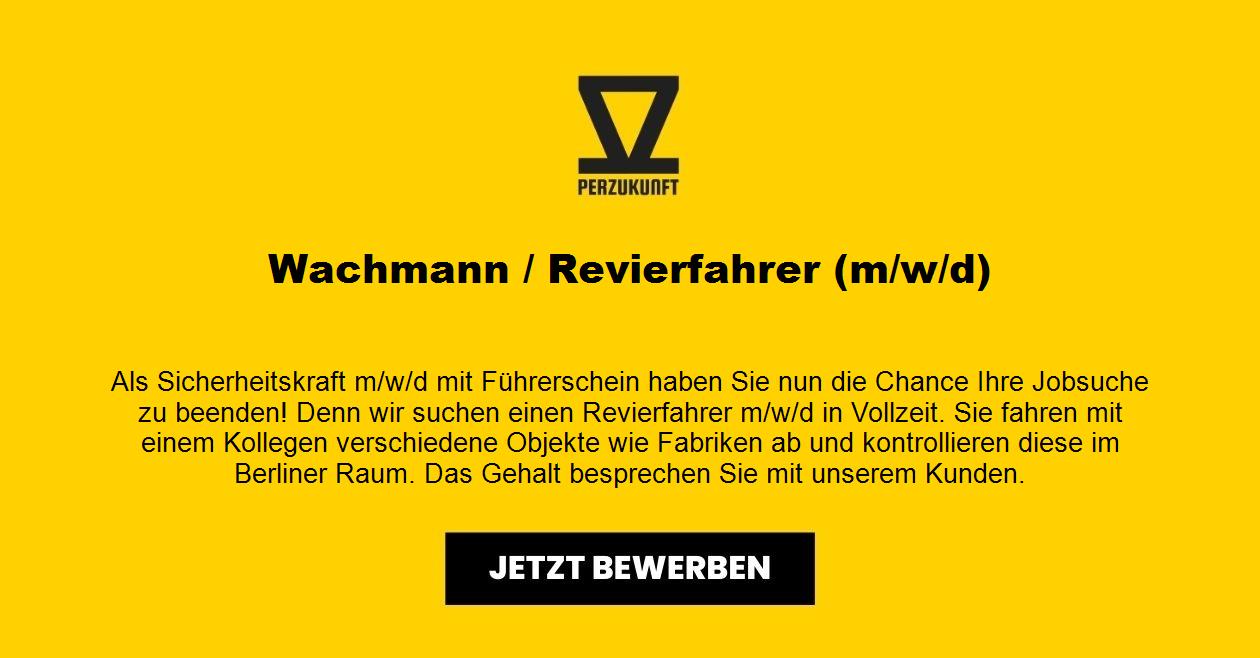 Wachmann / Revierfahrer (m/w/d)