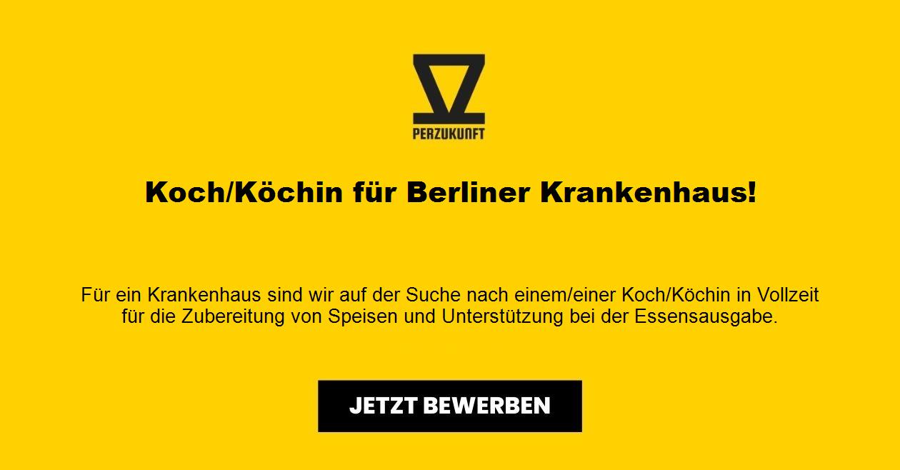 Koch/Köchin für Berliner Krankenhaus!