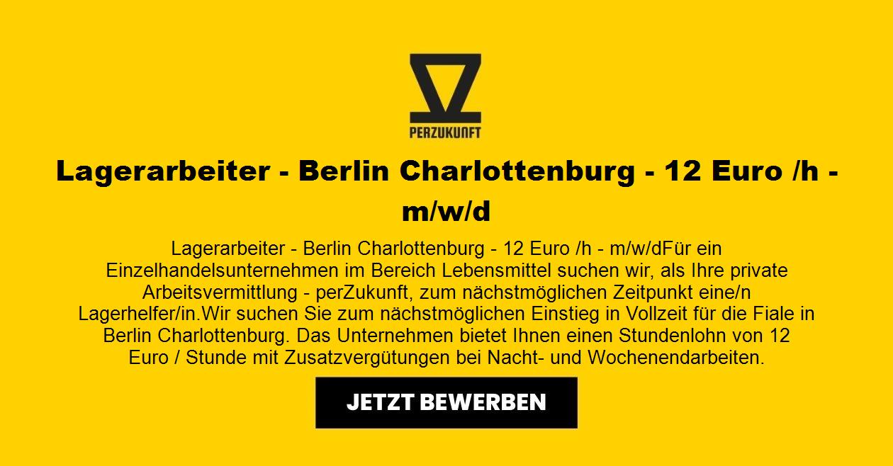 Lagerarbeiter - Berlin Charlottenburg - 36,31 Euro /h - m/w/d