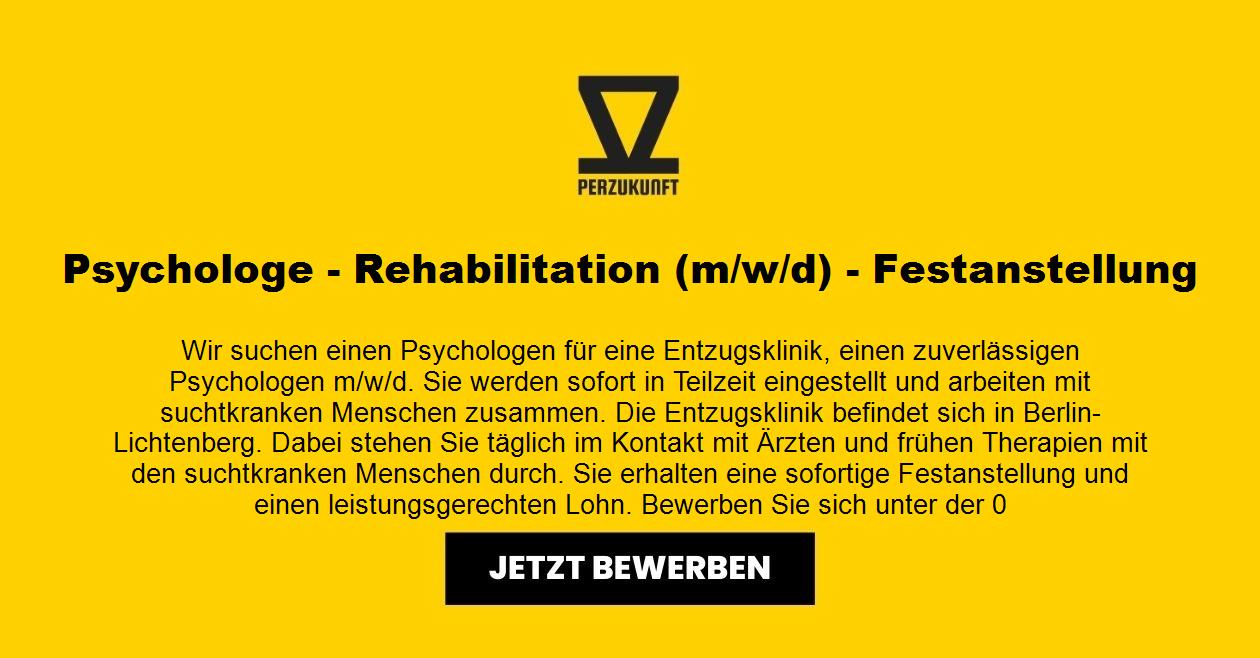 Psychologe - Rehabilitation (m/w/d) - Festanstellung