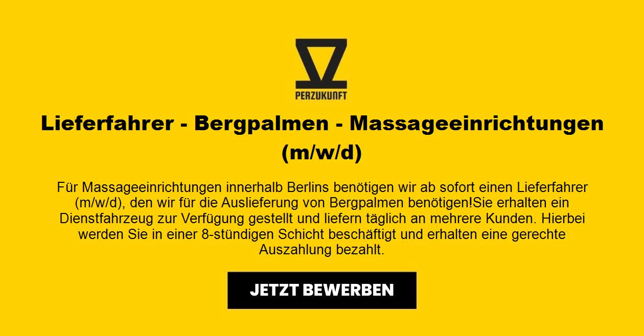 Lieferfahrer - Bergpalmen - Massageeinrichtungen (m/w/d)