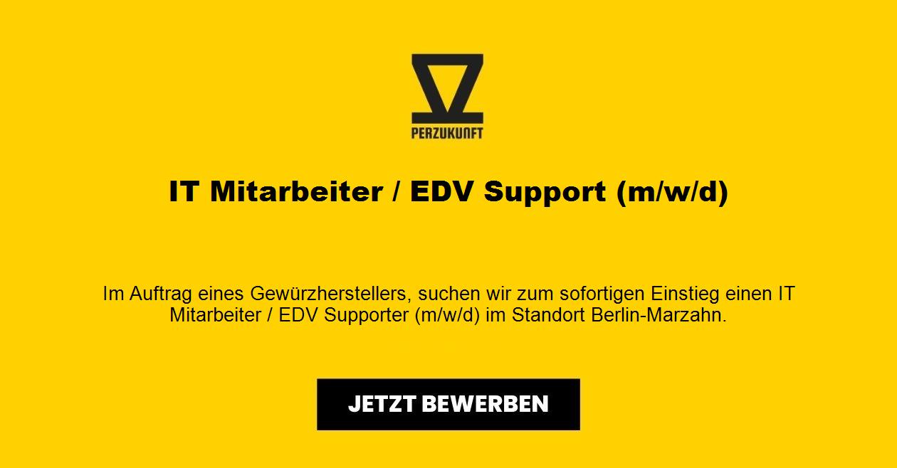 IT Mitarbeiter / EDV Support (m/w/d)