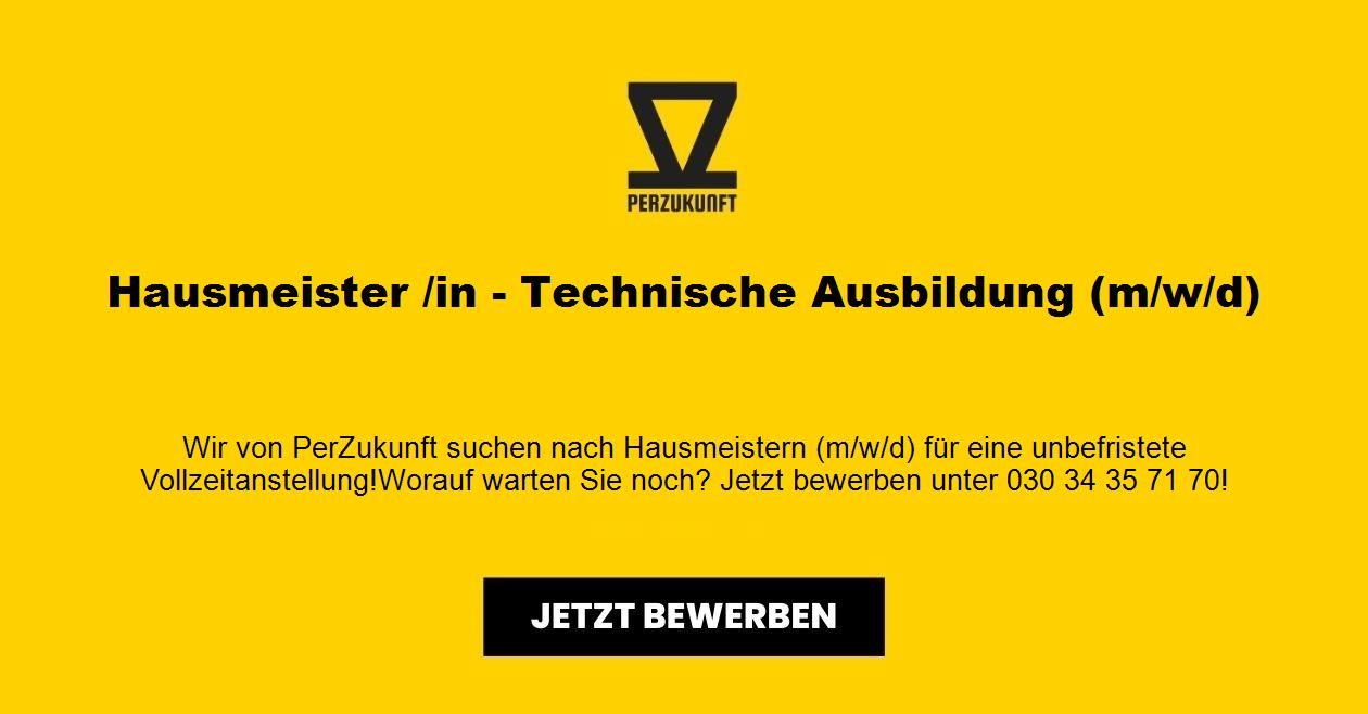 Hausmeister /in - Technische Ausbildung (m/w/d)