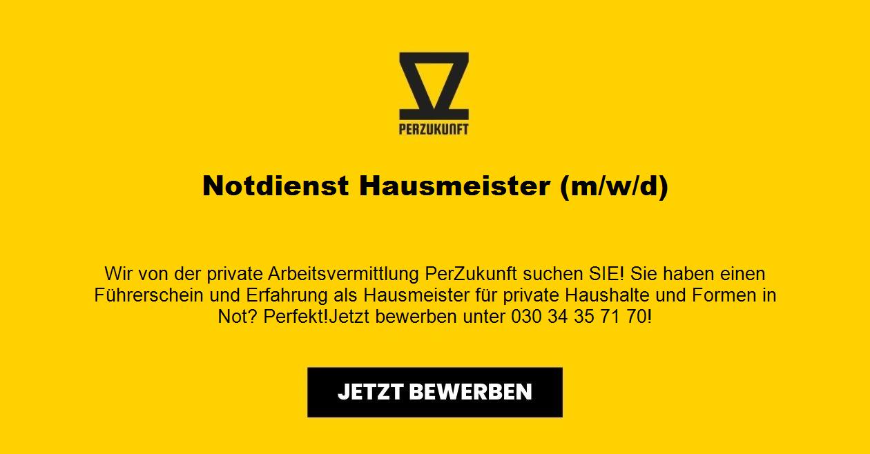 Notdienst Hausmeister (m/w/d)