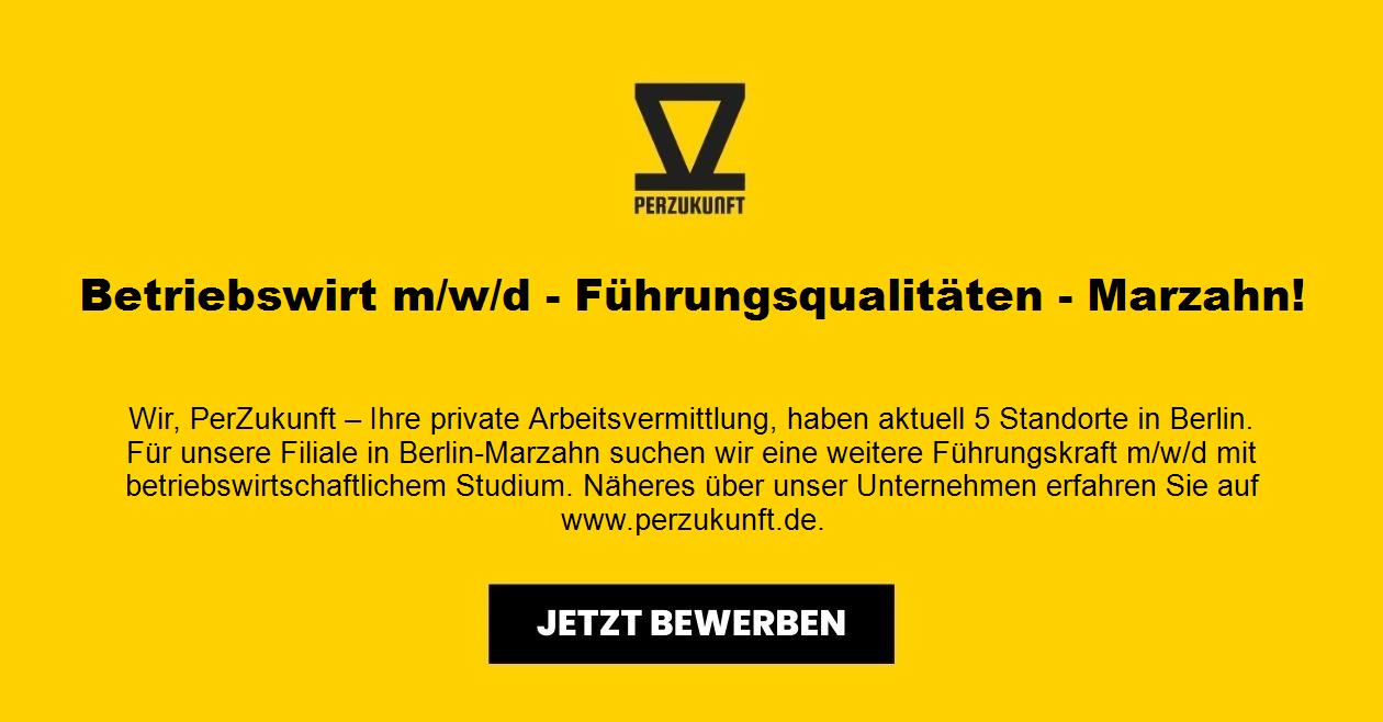Betriebswirt m/w/d - Führungsqualitäten - Marzahn!