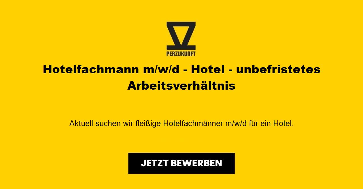 Hotelfachmann m/w/d - Hotel - unbefristetes Arbeitsverhältnis