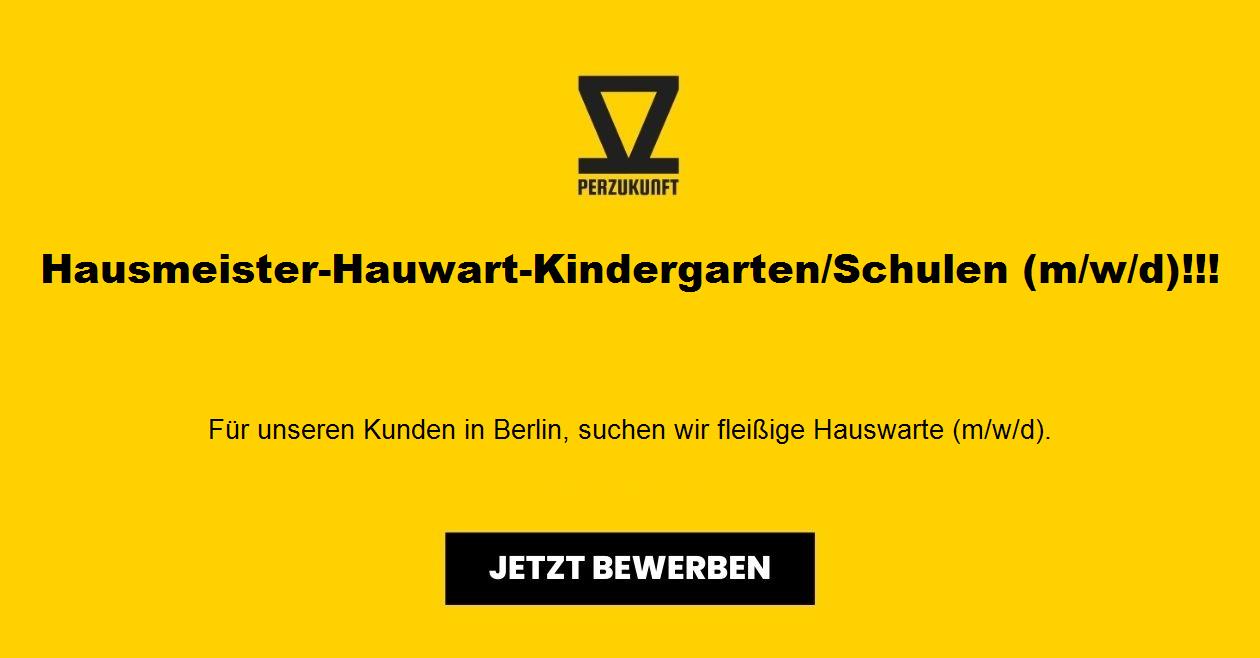 Hausmeister-Hauwart-Kindergarten/Schulen (m/w/d)!!!
