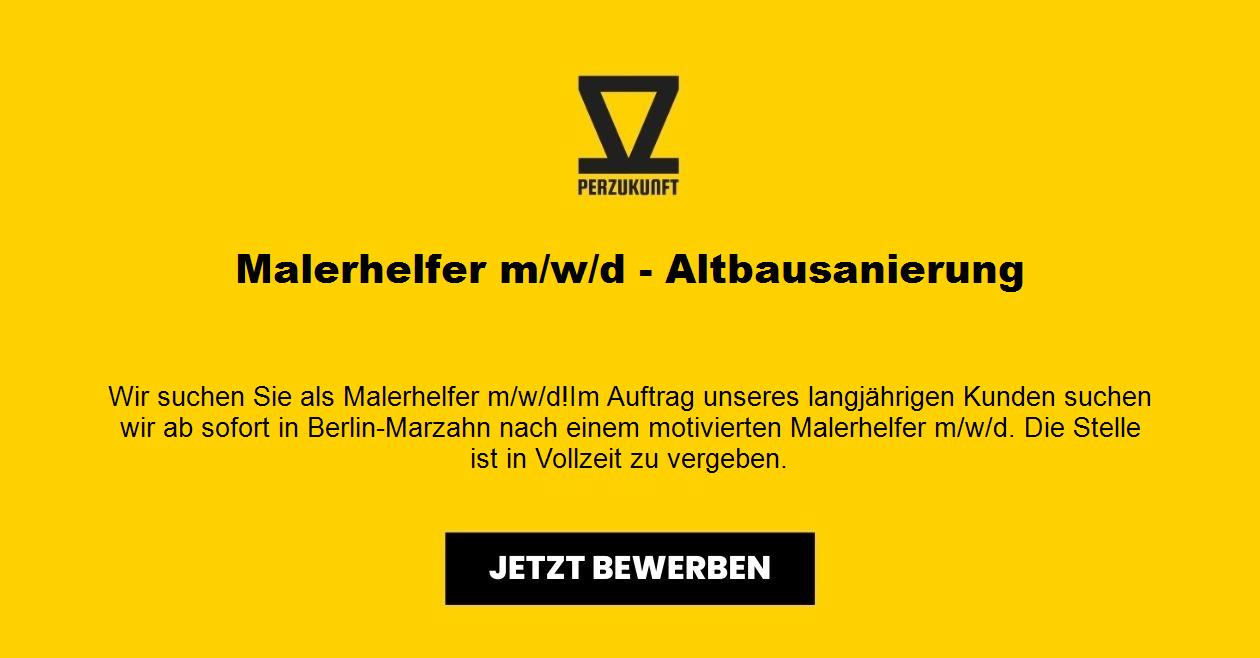 Malerhelfer m/w/d - Altbausanierung