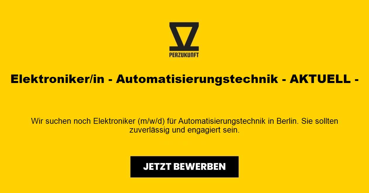 Elektroniker/in - Automatisierungstechnik - AKTUELL -