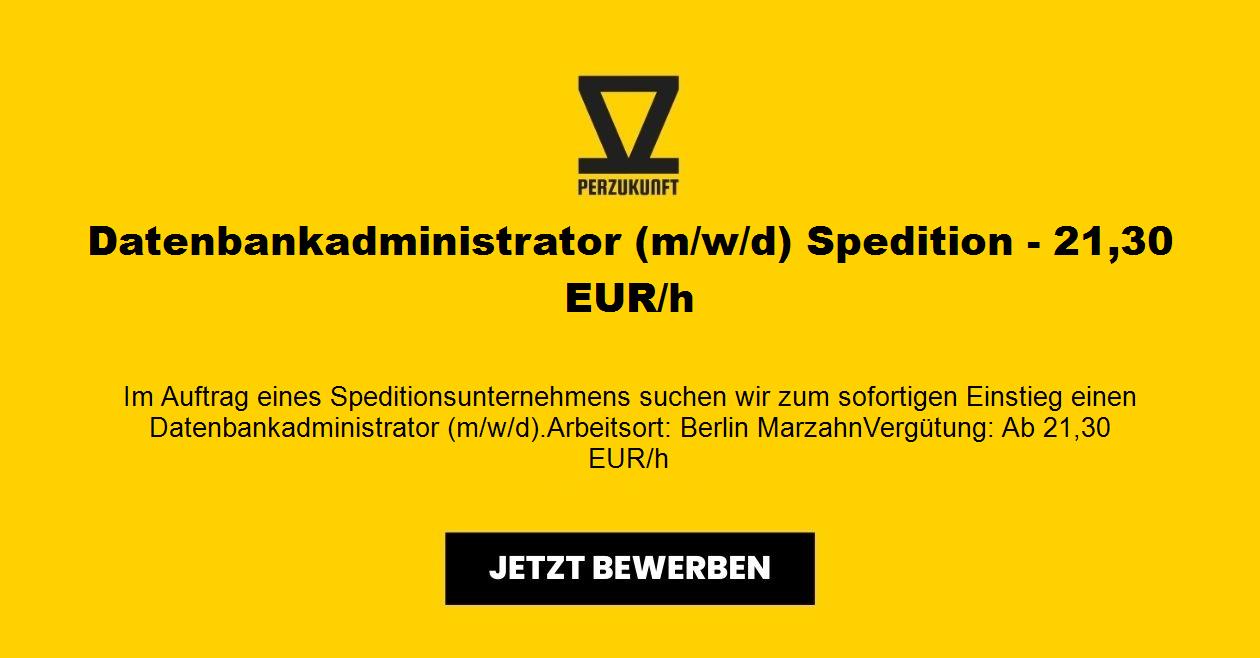 Datenbankadministrator (m/w/d) Spedition - 46,01 EUR/h