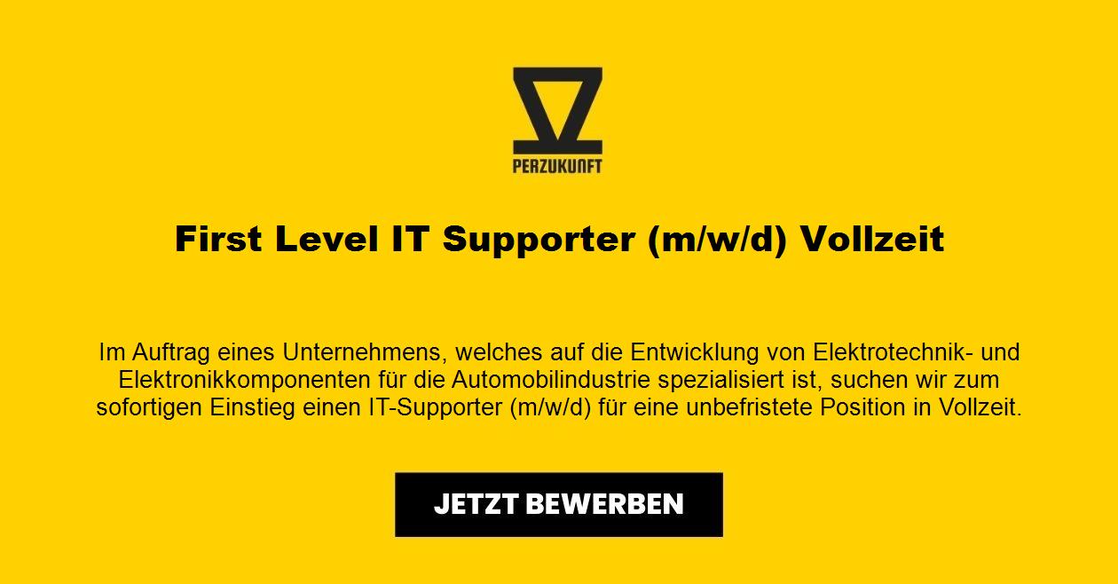 First Level IT Supporter (m/w/d) Vollzeit