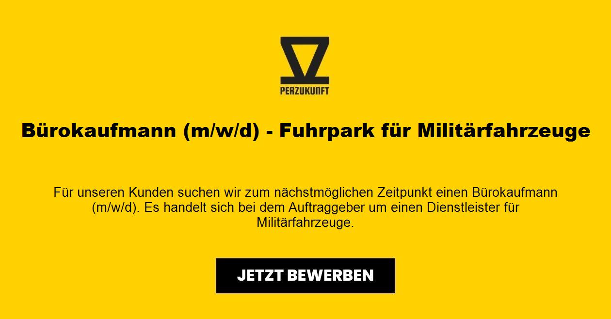 Bürokaufmann (m/w/d) - Fuhrpark für Militärfahrzeuge