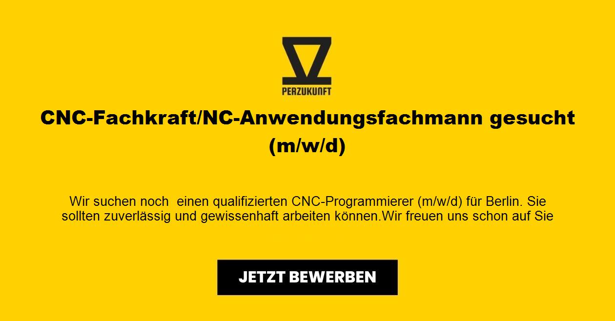 CNC-Fachkraft/NC-Anwendungsfachmann gesucht (m/w/d)