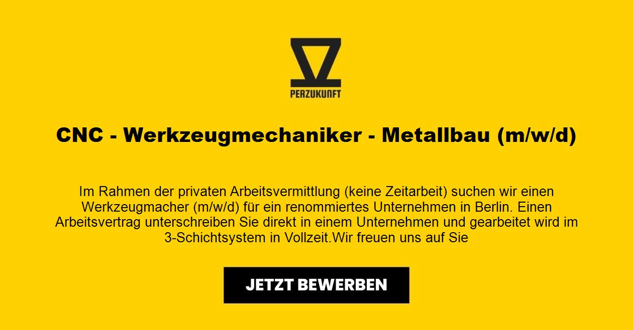 CNC - Werkzeugmechaniker - Metallbau (m/w/d)