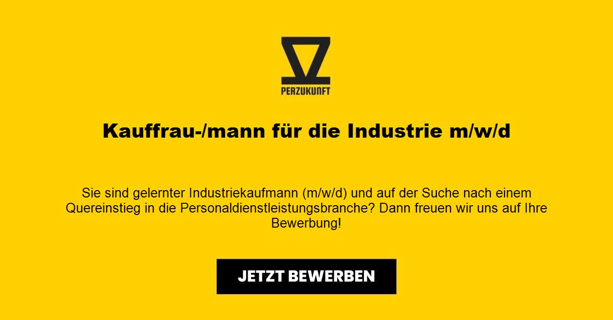 Kauffrau-/mann für die Industrie m/w/d