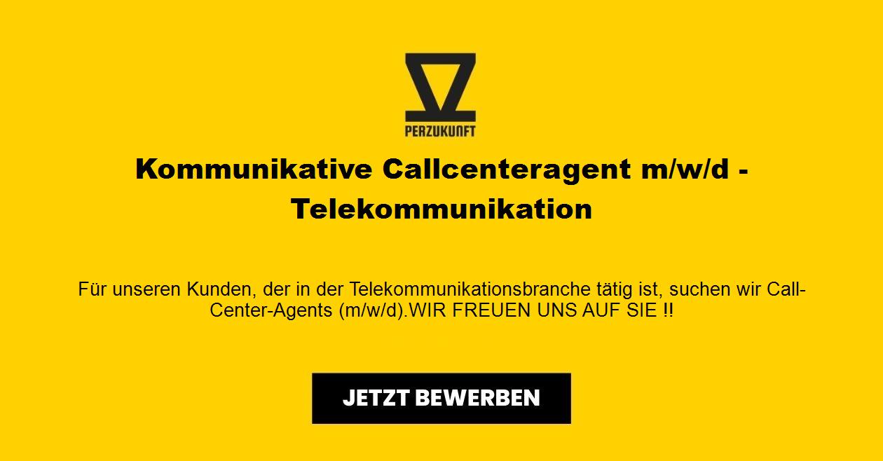Kommunikative Callcenteragent m/w/d - Telekommunikation