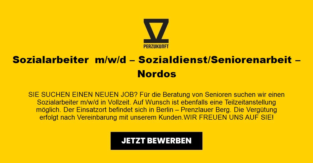 Sozialarbeiter m/w/d – Sozialdienst/Seniorenarbeit – Nordos