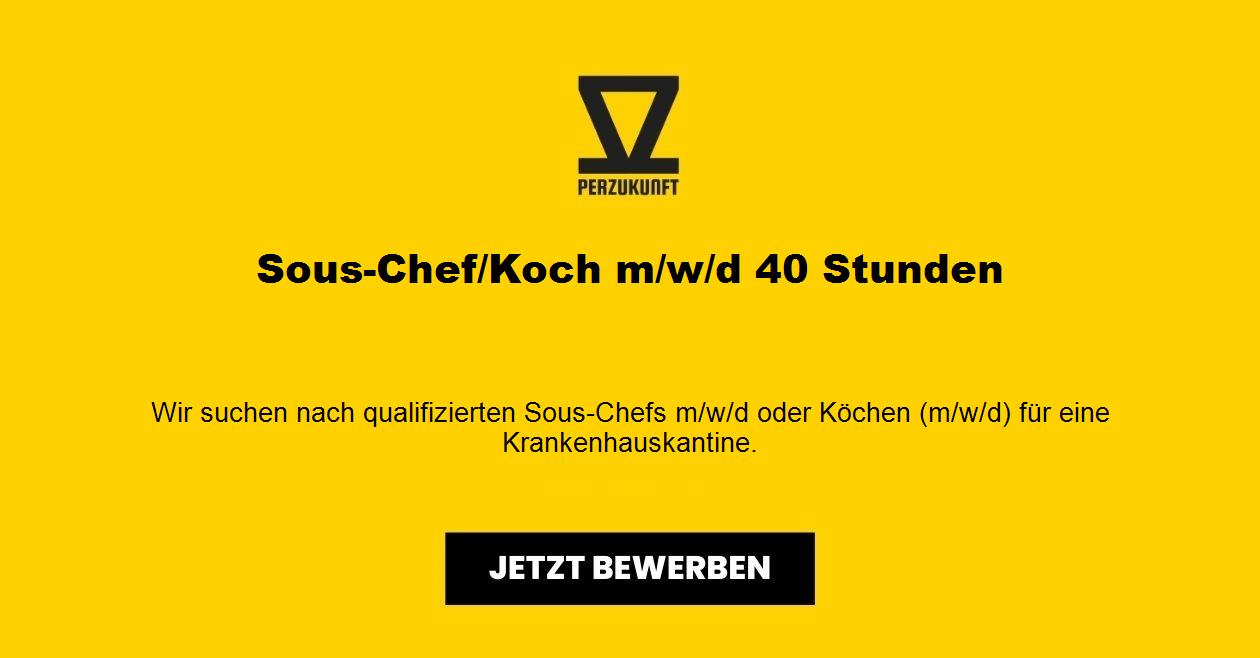Sous-Chef/Koch m/w/d 40 Stunden