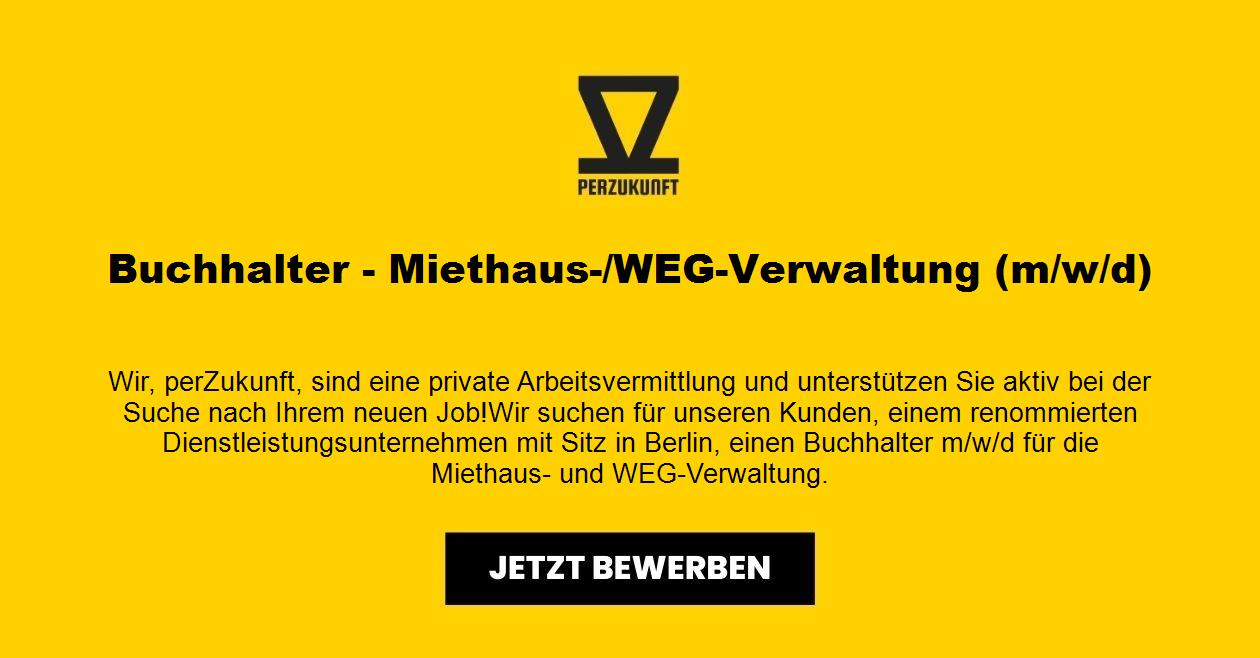 Buchhalter - Miethaus-/WEG-Verwaltung (m/w/d)
