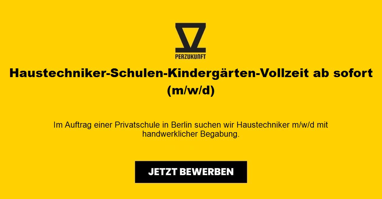 Haustechniker-Schulen-Kindergärten-Vollzeit ab sofort (m/w/d)