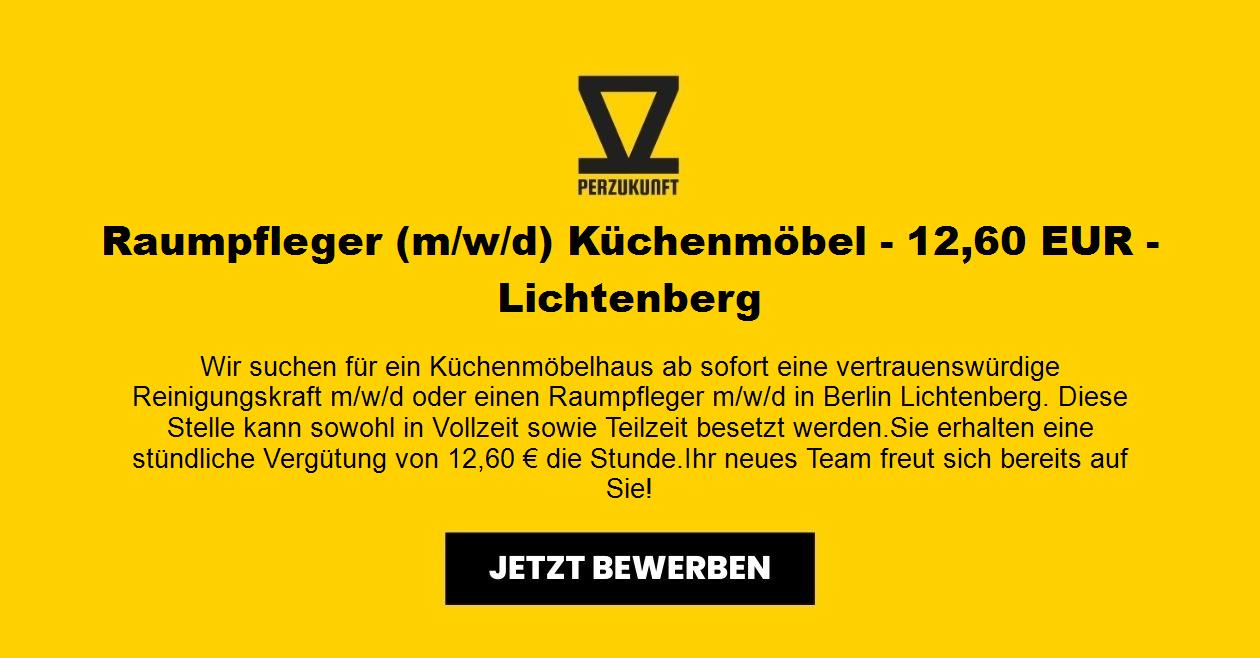 Raumpfleger (m/w/d) Küchenmöbel - 24,61 EUR - Lichtenberg