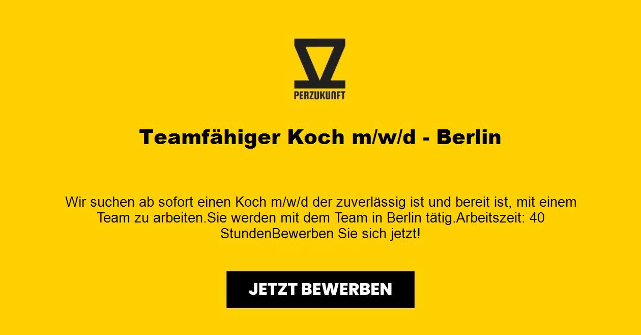 Teamfähiger Koch m/w/d - Berlin