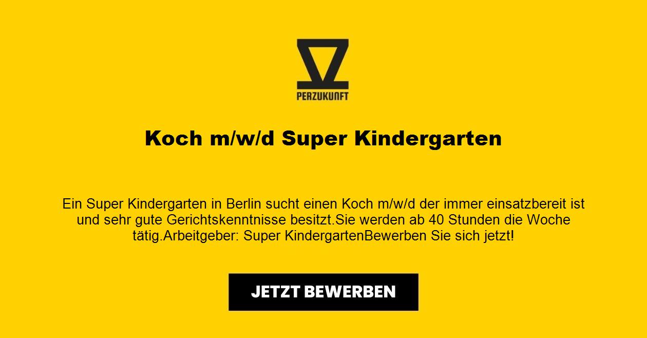 Koch m/w/d Super Kindergarten