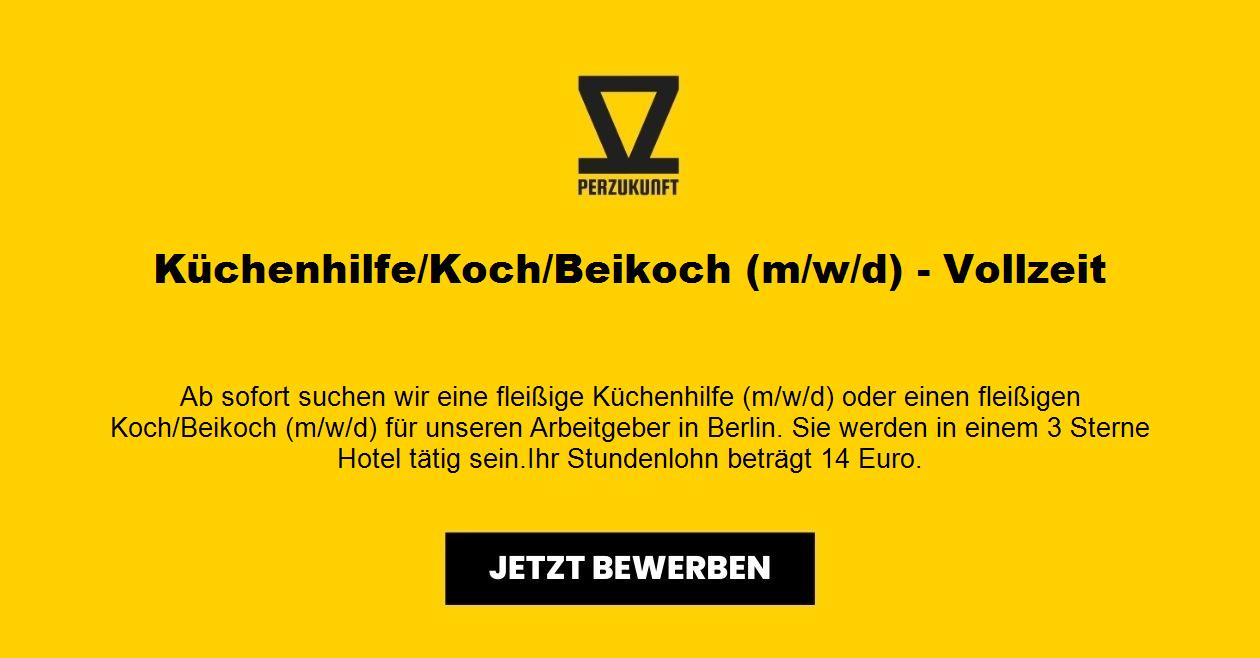 Küchenhilfe/Koch/Beikoch (m/w/d) - Vollzeit