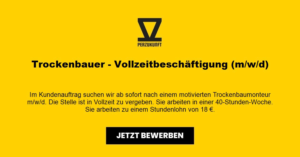 Trockenbauer - Vollzeitbeschäftigung (m/w/d)