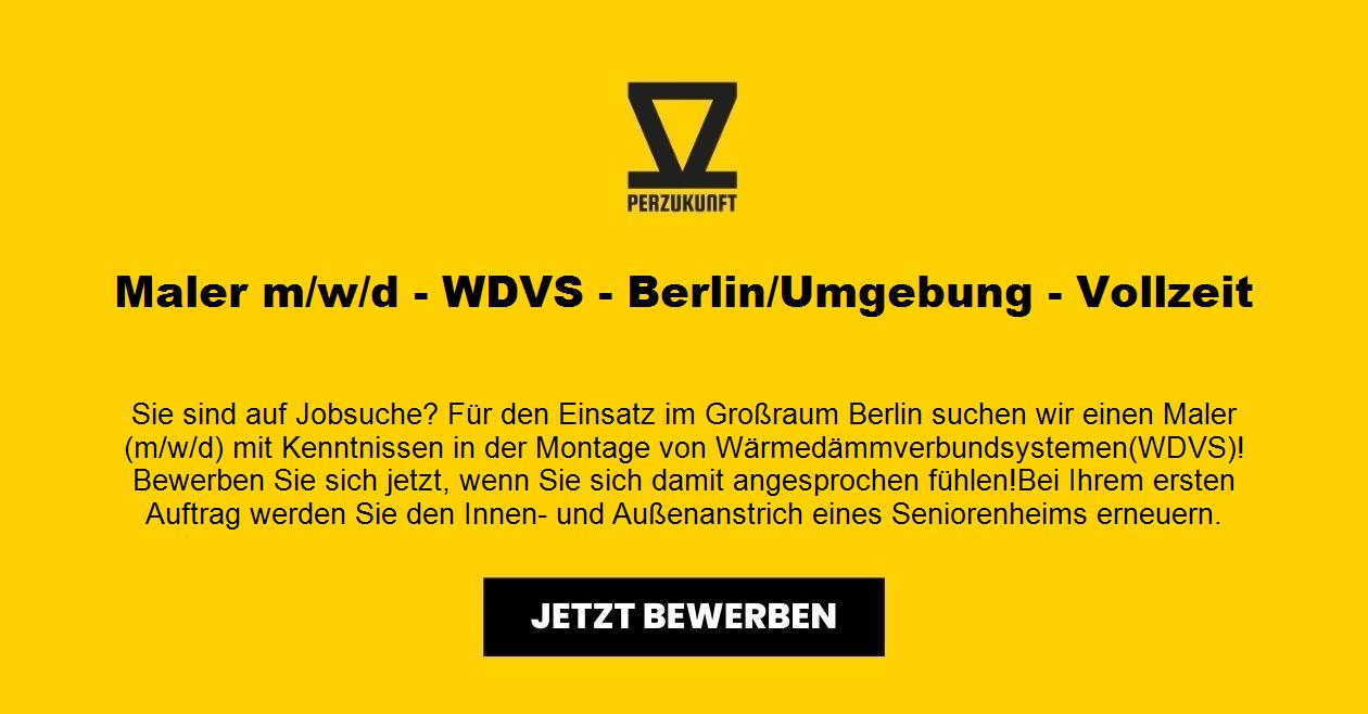 Maler m/w/d - WDVS - Berlin/Umgebung - Vollzeit