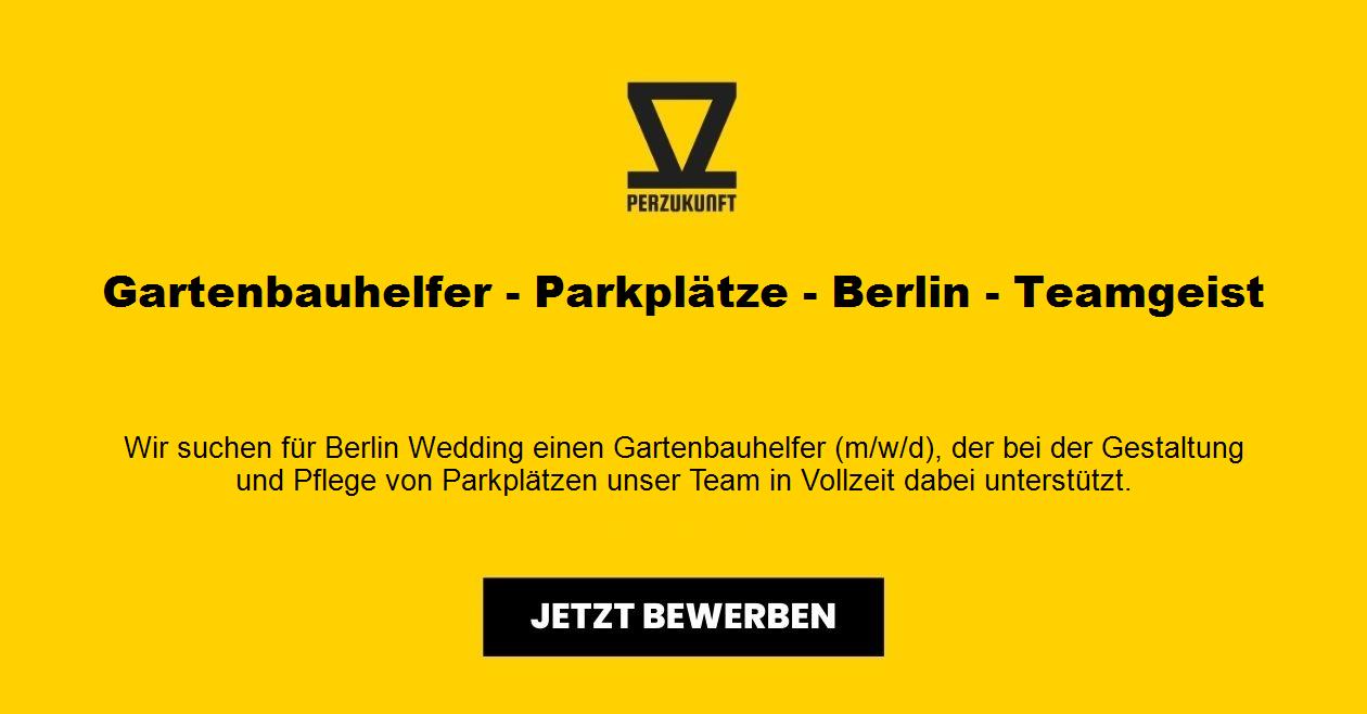 Gartenbauhelfer - Parkplätze - Berlin - Teamgeist